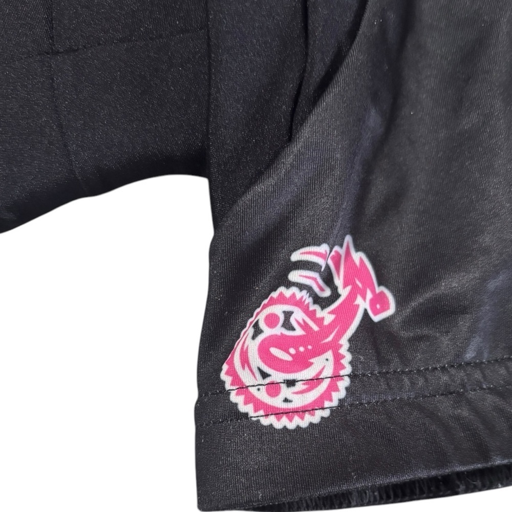 Voler Hammer Nutrition Black White and Pink Padded Cycling Shorts Size Medium - Picture 10 of 13